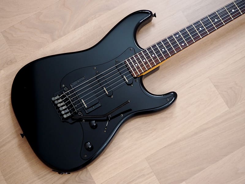 1989 Fernandes FST-50 The Function HSS Electric Guitar Black