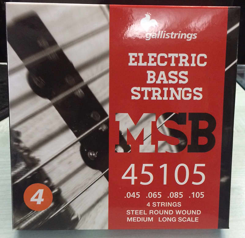Galli Strings MSB45105 Steel Bass Strings Reverb