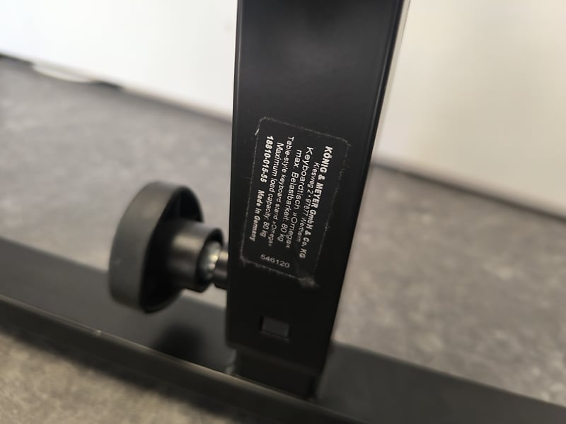 K&M 18820 Omega Pro Keyboard Stand 2020s - Black image 1