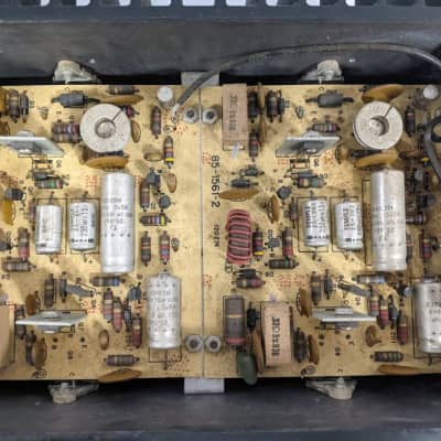 RARE Vintage Heathkit Power Amplifier AA-1506 Black/Woodgrain 1975