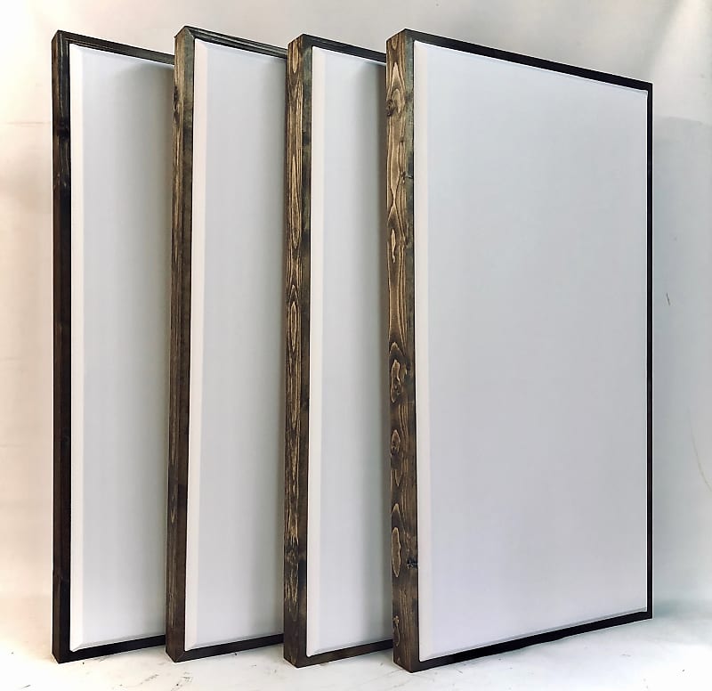Custom Framed Acoustic Panels (SET OF 4) 4ft x 2ft x 3.5in image 1