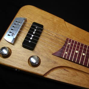 Rukavina 6 String Lapsteel Guitar w/P-90 - Purpleheart/Holly - 22.5" Scale Length image 5