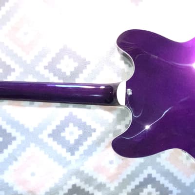 2016 Grote ES-335 Transparent Purple of Flamed Maple Finish! Just Like New! image 10