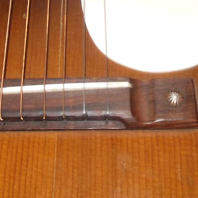 1960 Kay Acoustic flattop acoustic guitar project - Brazilian Board Checker bind image 9