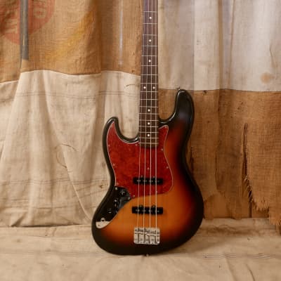 Fender '62 Reissue Jazz Bass MIJ Lefty 1996  - Sunburst-Lefty for sale