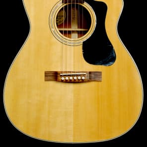 Guild F-130-CE F130 Solid Wood Acoustic Electric Guitar w/OHSC 2014 Natural image 1
