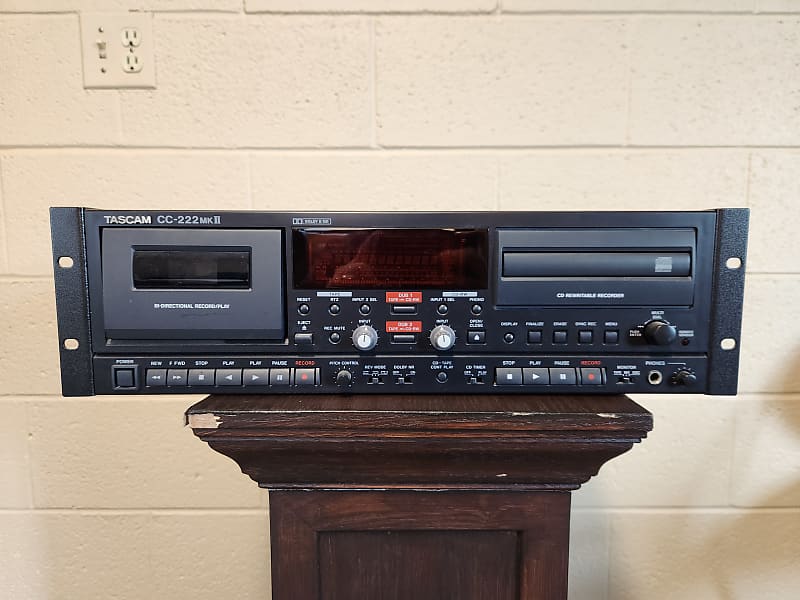 TASCAM CC222mkii PROFESSIONAL CD / CASSETTE RECORDER WITH Reverb