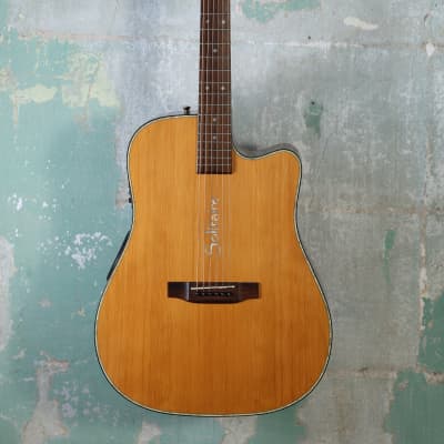 Boulder Creek Solitaire ECR3-N Cutaway Acoustic Electric Guitar - Natural for sale