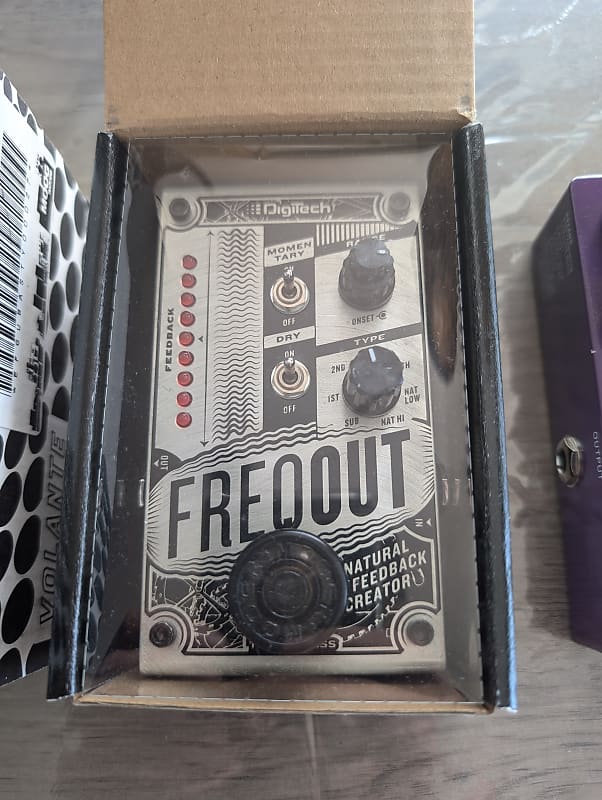 DigiTech FreqOut Natural Feedback Creator 2010s - Silver/Black | Reverb