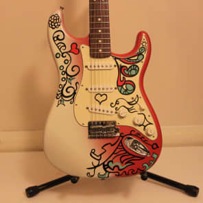 Jimi hendrix monterey guitar top