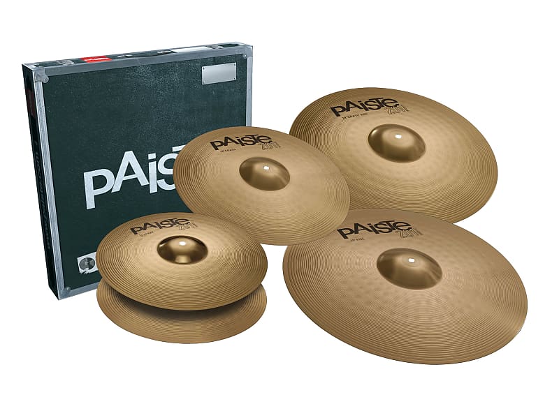 Paiste 201 Bronze Universal Set 14/16/18/20" Cymbal Pack 2023- Traditional image 1