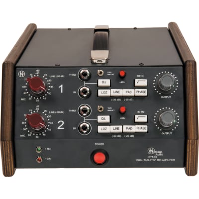 Heritage Audio DTT-73 Dual Tabletop Microphone Preamp image 4