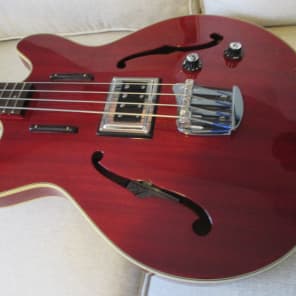 GUILD  Starfire Electric Bass Cherry Red 2014 Cherry Red image 15