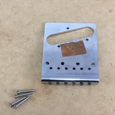 Fender Modern American Gotoh? MIJ 6 Saddle Guitar Bridge Genuine Tele NOS Relic image 12