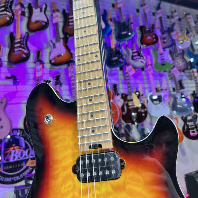 EVH Wolfgang Standard QM Electric Guitar - 3-tone Sunburst Auth Deal Free Ship! 423 *FREE PLEK WITH PURCHASE* image 5