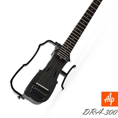 ALP DRA-300 Foldable Headless Travel Silent Electric Guitar mini travel image 5