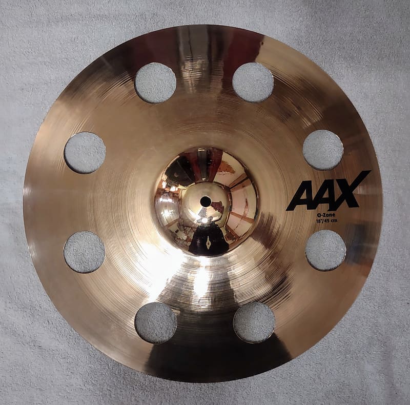 Sabian AAX 18" O-Zone Crash Cymbal - Brilliant image 1