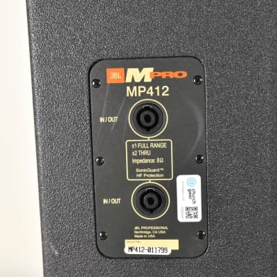 JBL MP412 12" Two-Way Passive Speaker (PAIR) CG003XR image 8