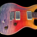 2008 Paul Reed Smith PRS Al Dimeola Prism with One-Piece Flame Top & Birds ~ Prism (Rainbow Fade)