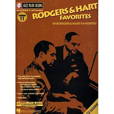 Vol. 11 - Rodgers and Hart Favorites: Jazz Play-Along Series Lorenz Hart Richard for sale
