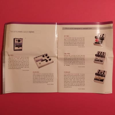 Electro-Harmonix Mini Q-Tron w/wooden box, catalog, 3.5mm converter & sticker image 11