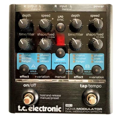 TC Electronic NM-1 Nova Modulator Mind-Blowing Studio-Grade Modulation Effects! In One Compact Pedal! for sale