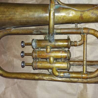 Unmarked baritone, For Parts/Repair/Decoration, 24 inch long image 8