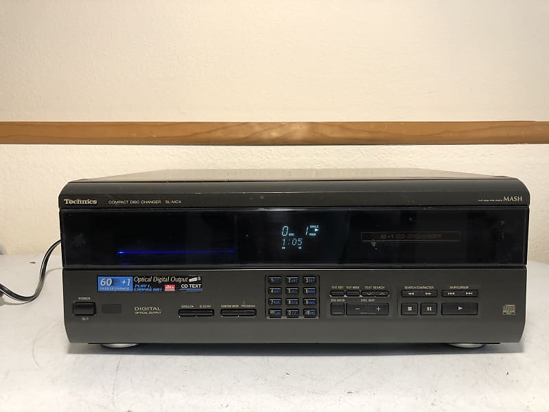 Technics SLMC4 CD Changer 60 Compact Disc Player HiFi Stereo Reverb