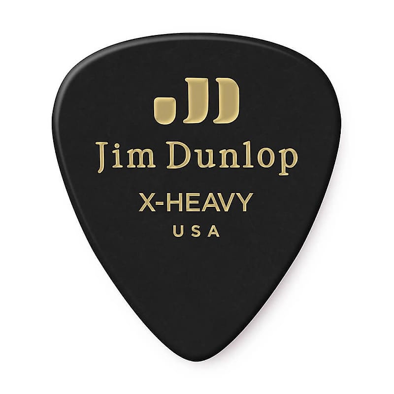 Dunlop 483P03XH Celluloid Standard Classics Extra Heavy Guitar Picks (12-Pack) image 1