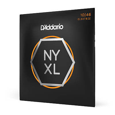 D'Addario #NYXL1046 - Nickel Wound Electric Guitar Strings Regular Light 10-46 image 1