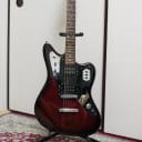 Gibson-esque【Almost Kurt Cobain!】2010-2012 Fender Japan JGS-78 (HH Jaguar Special) in Gunmetal Red Burst w/ Duncan Pickups & Tune-O-Matic Bridge