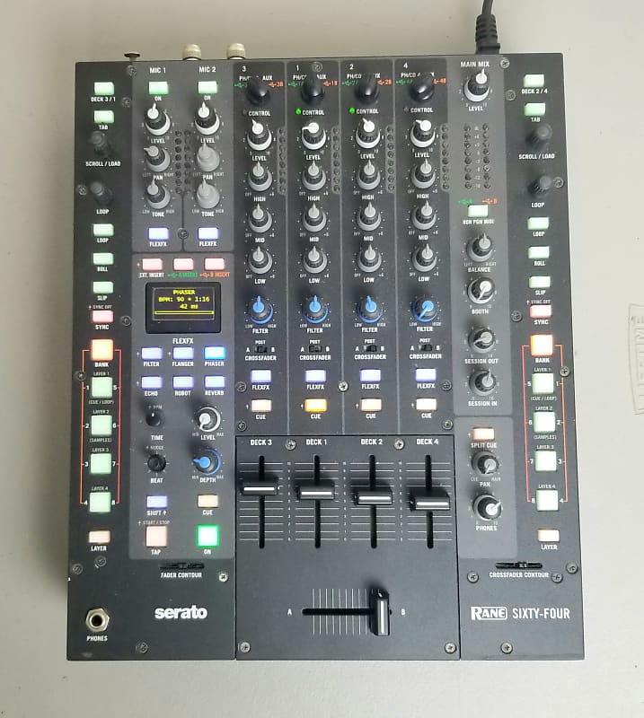 Rane Sixty Four 64 4-channel Professional DJ Mixer (MAKE