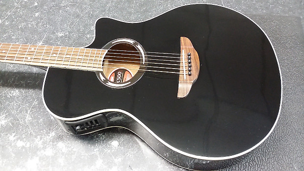 Yamaha APX500BL Acoustic/Electric Cutaway Guitar (Black)