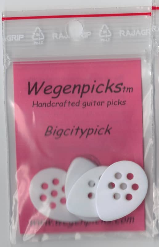WEGEN Big City Picks 1.8mm WHITE Reverb UK