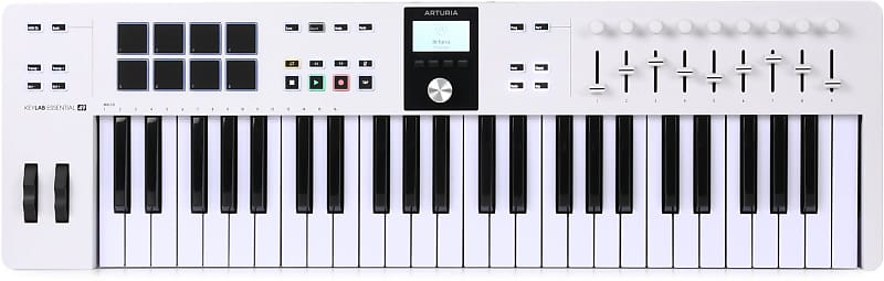 Arturia KeyLab Essential mk3 49-key Keyboard Controller - White image 1