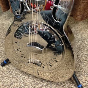 【在庫一掃】 Recording King SO-998-EF Limited Edition Chrome Engraved ギター