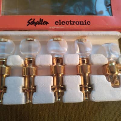 Schaller B4 Banjo Tuning Machines with 5th String Tuner 2000s 
