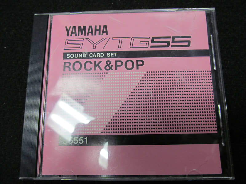 Yamaha SY/TG55 Sound Card Set Rock & Pop (as is) image 1