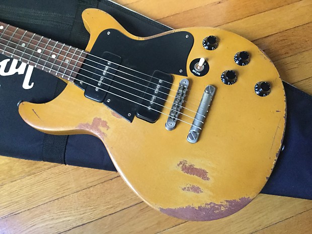 Gibson les paul junior double cut tv yellow on sale