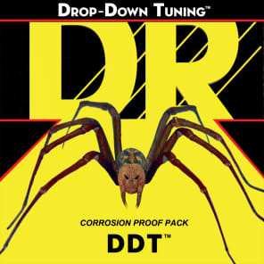 DR DDT-50 Drop Down Tuning Electric Bass Strings - Heavy (50-110)