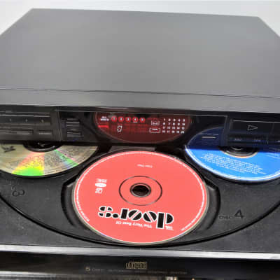 Sony CDP-C315 5 Disc Carousel Audio CD Player w 1/4" Headphone Jack- Tested w Manual image 4
