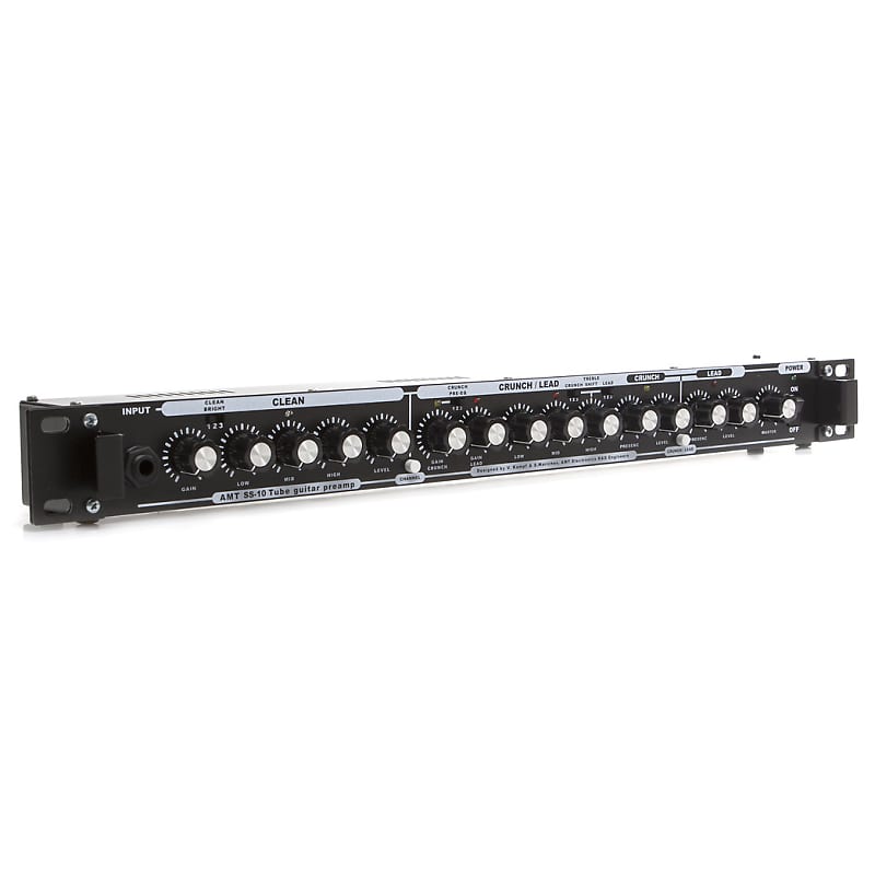 AMT Electronics SS-10 3-Channel Rackmount Tube Guitar Preamp image 1
