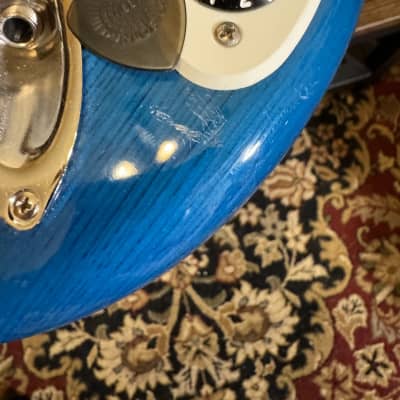 ESP Vintage Plus  1998 - Seymour Duncan Hot Rails in Blue image 10