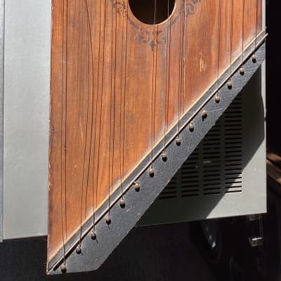 Vintage! Wooden 15 String Zither Lap Dulcimer Harp ~ Adjustable Tune Instrument image 2