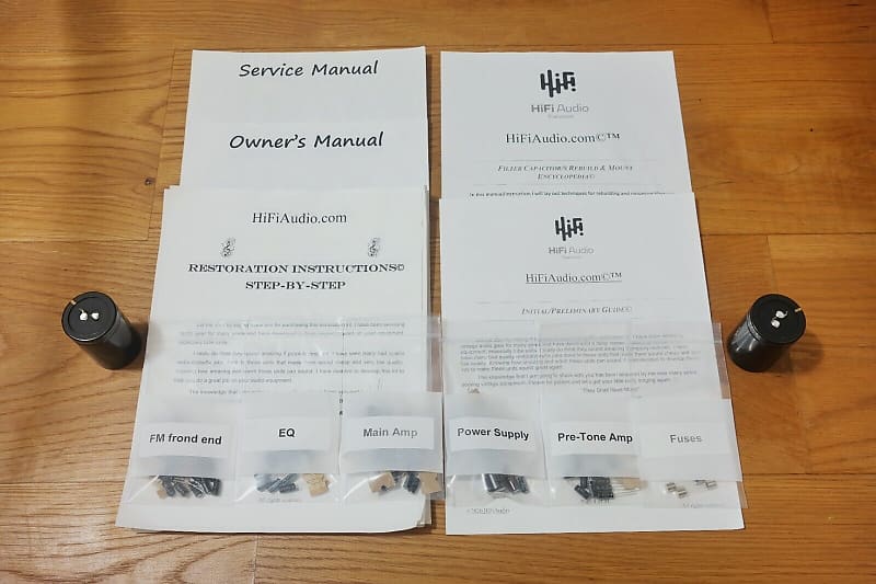 Marantz 2252 restoration kit filter capacitor repair rebuild fix  			