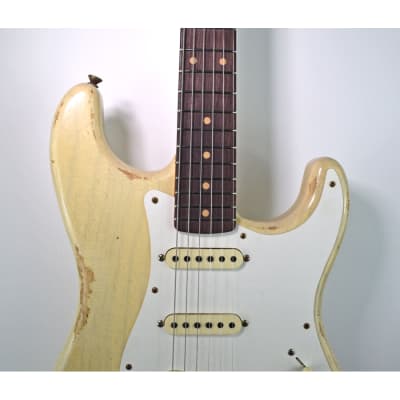 Fender Custom Shop LTD Troposphere Strat Heavy Relic Vintage Blonde image 11