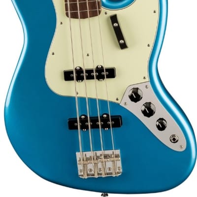Fender Vintera II '60s Jazz Bass - 4-String Electric Bass, Rosewood Fingerboard, Lake Placid Blue image 3