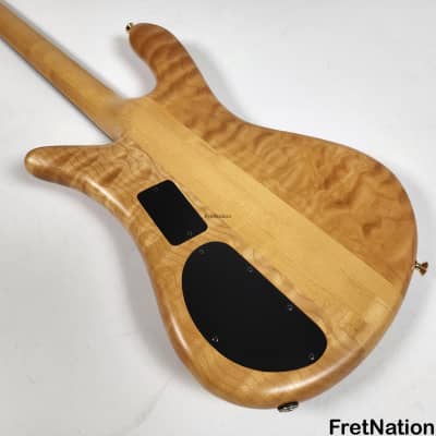Spector NS-4 4-String Bass 1999 Woodstock Era Quilted Maple Natural Oil / Wax EMG HAZ 8.90lbs #386 image 13