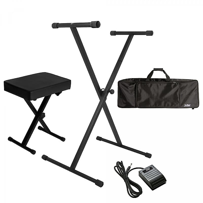 OnStage SINGLEX KEYBOARD STAND BUNDLE Reverb