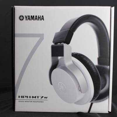 Yamaha HPH-MT7W White image 1